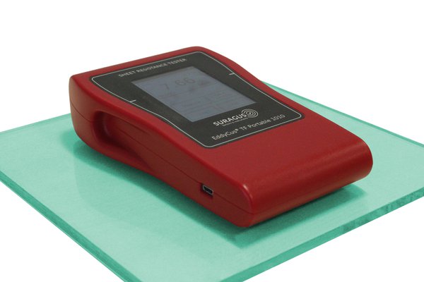 Portable sheet resistance measurement device on glass EddyCus TF portable 1010SR
