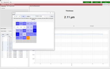 Software layer thickness measurement with the EddyCus® TF lab 4040MT