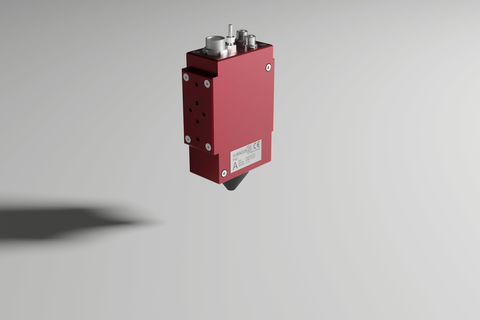 Side view of the non-contact eddy current "Sensor M" for sheet resistance, metal layer thickness and resistivity measurement