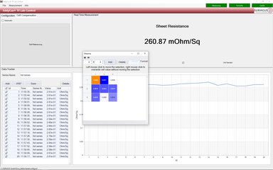 Software sheet resistance measurement EddyCus® TF lab 4040SR