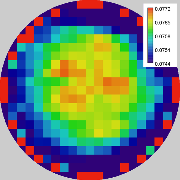 4 point probe map