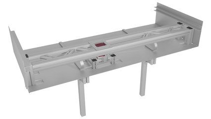 Mounting bridge for conveyer integration to integrate multiple Sensor M for sheet resistance, metal layer thickness or resistivity measurement