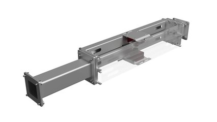 r2r mounting with 5 inline eddy current sheet resistance measurement sensors cross section