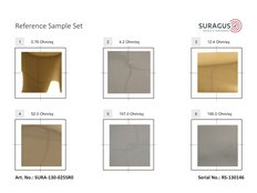 50x50mm sheet resistence reference sample set