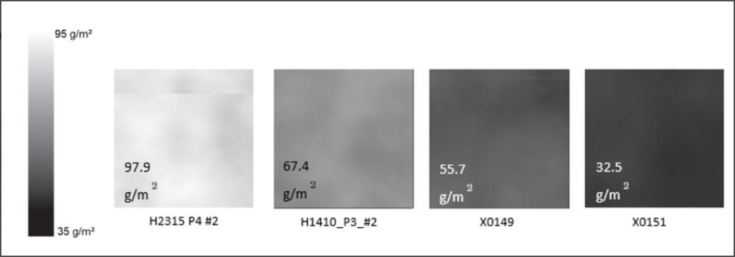 Fuel cells gas diffusion layer area weight