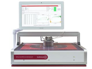 Single Point sheet resistance measurement device EddyCus® TF lab 4040SR with foil