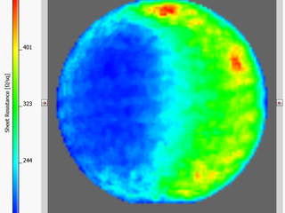 Sheet_resitance_testing_4_inch_graphene_on_quartz_wafer_with_selective_doping